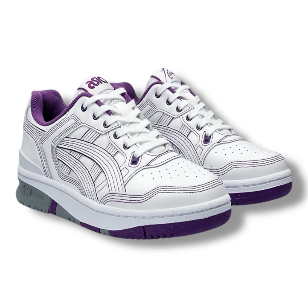 ASICS NEEDLES X EX89 size 10 for men color black and purple new with box